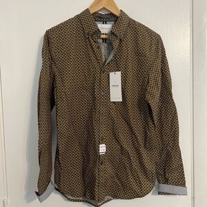 Denim & Flower Men's  Geometric Print Button-Down Shirt Ricky Singh